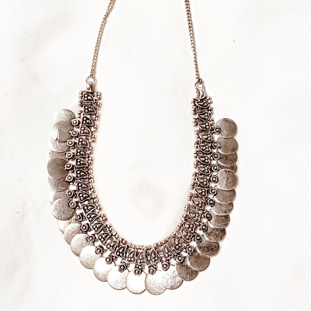 Indian coin necklace